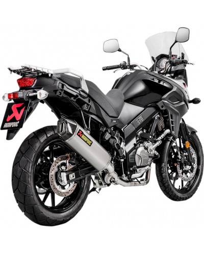 Silencieux Échappement Moto AKRAPOVIC EXHAUST RAC SS/TI V-STROM Silencieux Échappement Moto AKRAPOVIC EXHAUST RAC SS/TI V-STROM