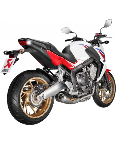 Ligne Complete Echappement Moto AKRAPOVIC EXHAUST SS/TI CB650F