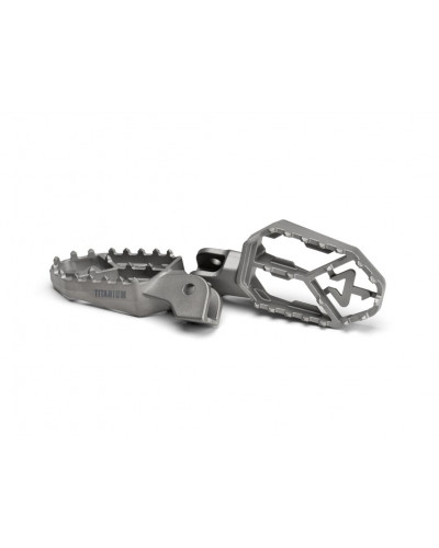 Repose Pieds Moto AKRAPOVIC FOOTPEGS TITANIUM BMW GS Repose Pieds Moto AKRAPOVIC FOOTPEGS TITANIUM BMW GS