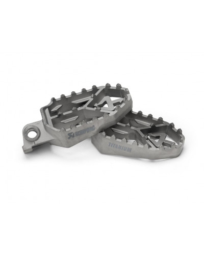 Repose Pieds Moto AKRAPOVIC FOOTPEGS TITANIUM KTM/HUSQ/GAS Repose Pieds Moto AKRAPOVIC FOOTPEGS TITANIUM KTM/HUSQ/GAS