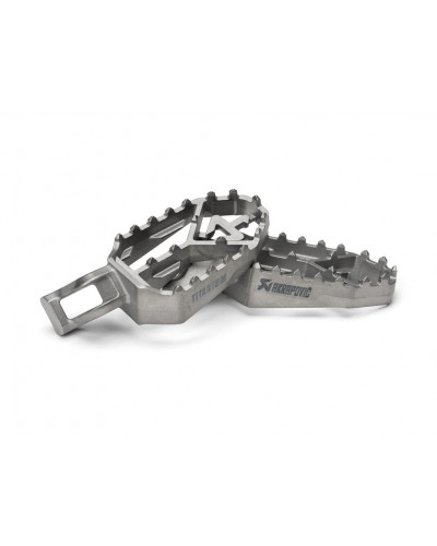 Repose Pieds Moto AKRAPOVIC FOOTPEGS TITANIUM TRIUMPH TIGE Repose Pieds Moto AKRAPOVIC FOOTPEGS TITANIUM TRIUMPH TIGE