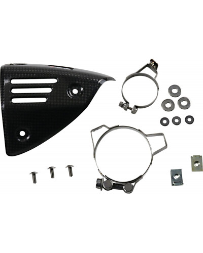 Echappement diversv AKRAPOVIC HEAT SHIELD VESPA GTS