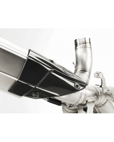 Echappement diversv AKRAPOVIC HEATSHIELD CF DUCATI