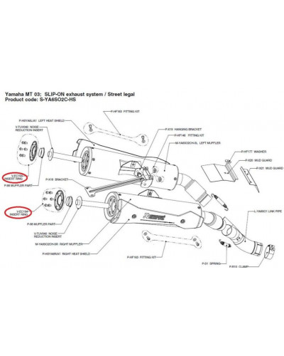 Echappement diversv AKRAPOVIC MISC V-EC194