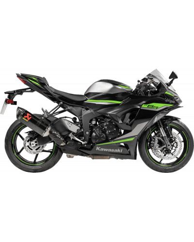 Silencieux Échappement Moto AKRAPOVIC MUFFLER CARBON ECE KAWASAKI ZX