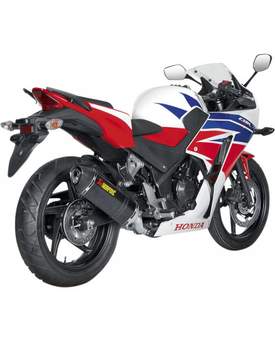 Silencieux Échappement Moto AKRAPOVIC MUFFLER CF/CF CBR300R Silencieux Échappement Moto AKRAPOVIC MUFFLER CF/CF CBR300R