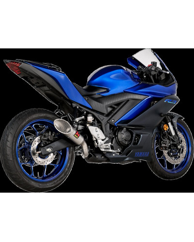 Silencieux Échappement Moto AKRAPOVIC MUFFLER S/O TI R3/MT-03 Silencieux Échappement Moto AKRAPOVIC MUFFLER S/O TI R3/MT-03