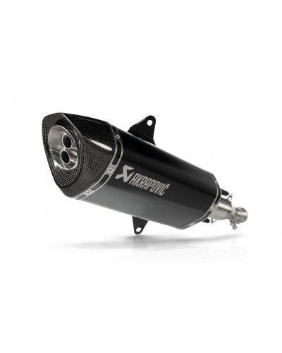 Silencieux Échappement Moto AKRAPOVIC MUFFLER SLIP-ON TI ITALJET DRA