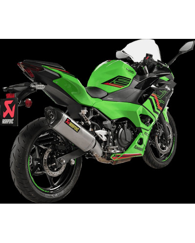 Silencieux Échappement Moto AKRAPOVIC MUFFLER SLIP-ON TITANIUM NINJA