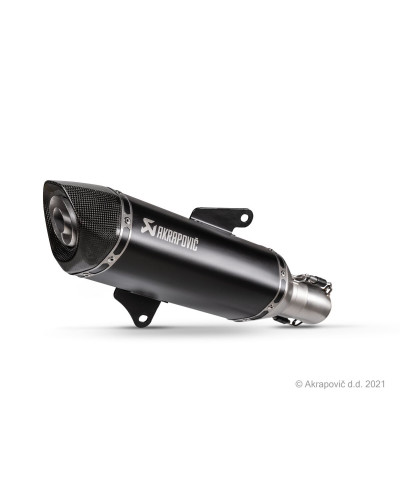 Silencieux Échappement Moto AKRAPOVIC MUFFLER SS BK FORZA 350
