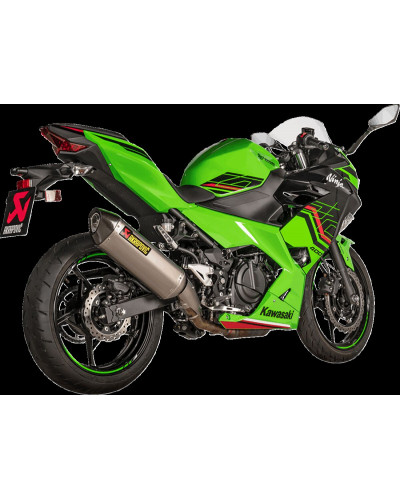Silencieux Échappement Moto AKRAPOVIC MUFFLER TI/CF NINJA 400 Silencieux Échappement Moto AKRAPOVIC MUFFLER TI/CF NINJA 400