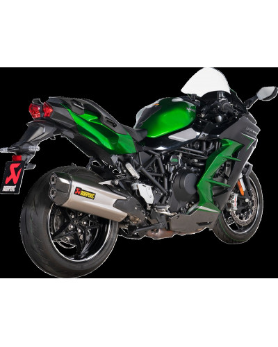 Silencieux Échappement Moto AKRAPOVIC MUFFLER TI CF NINJA H2 SX Silencieux Échappement Moto AKRAPOVIC MUFFLER TI CF NINJA H2 SX