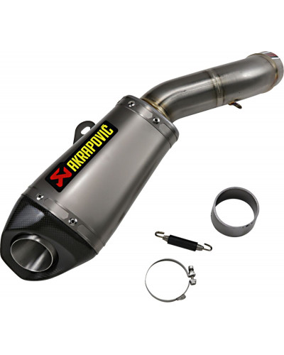 Silencieux Échappement Moto AKRAPOVIC MUFFLER TI/CF Z900