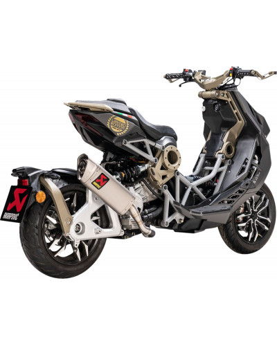 Silencieux Échappement Moto AKRAPOVIC MUFFLER TI ITALJET Silencieux Échappement Moto AKRAPOVIC MUFFLER TI ITALJET