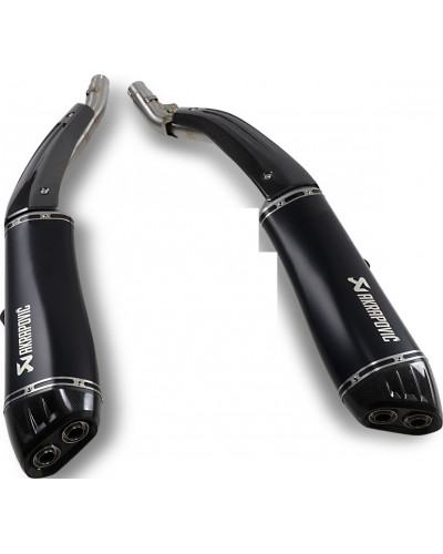 Silencieux Échappement Moto AKRAPOVIC MUFFLERS BK TI/CF K1600B