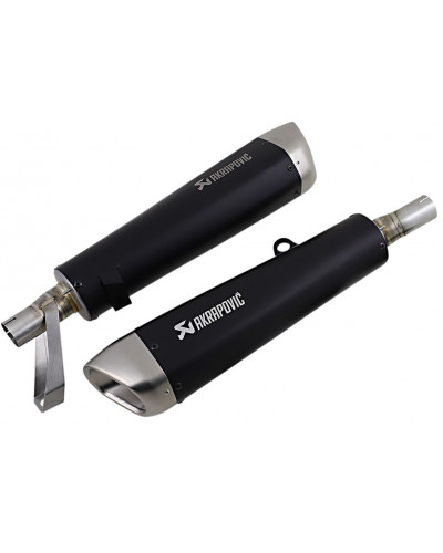 Silencieux Échappement Moto AKRAPOVIC MUFFLERS TI BK STR TWIN Silencieux Échappement Moto AKRAPOVIC MUFFLERS TI BK STR TWIN