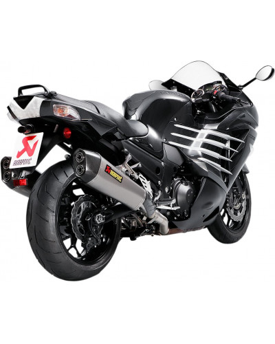 Silencieux Échappement Moto AKRAPOVIC MUFFLERS TI/CF ZX14R 2016 Silencieux Échappement Moto AKRAPOVIC MUFFLERS TI/CF ZX14R 2016