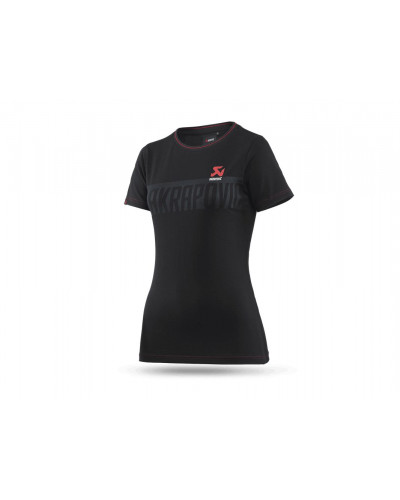 T-Shirt Moto AKRAPOVIC T-SHIRT BLACK WMN S