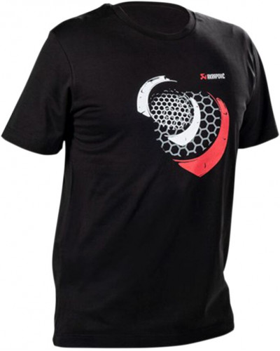 T-Shirt Moto AKRAPOVIC TEE MEN MESH BK XXL