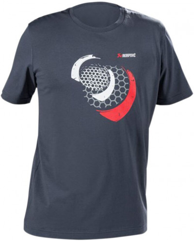 T-Shirt Moto AKRAPOVIC TEE MEN MESH BL/GR XXL