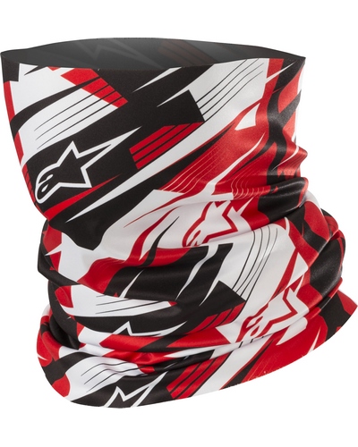 Tour de Cou Moto ALPINESTARS Blurred noir-rouge