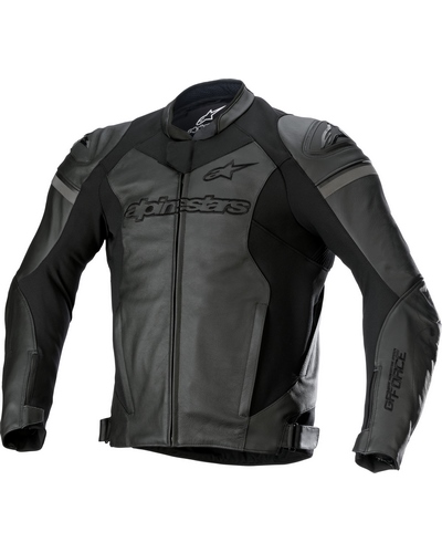 Blouson Cuir Moto ALPINESTARS cuir GP Force noir