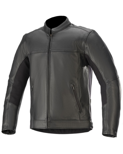 Blouson Cuir Moto ALPINESTARS cuir Topanga noir