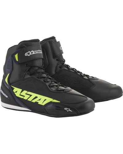 Baskets Moto ALPINESTARS Faster 3 noir-jaune fluo