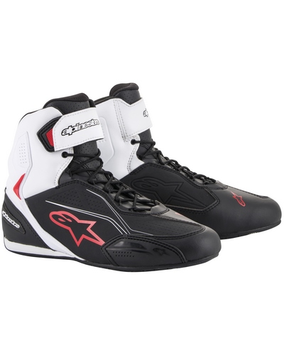 Baskets Moto ALPINESTARS Faster 3 noir-rouge