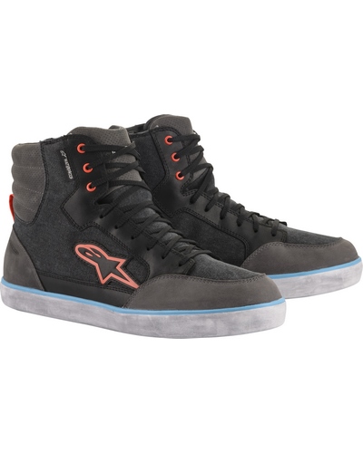 Baskets Moto ALPINESTARS J-6 waterproof noir-bleu