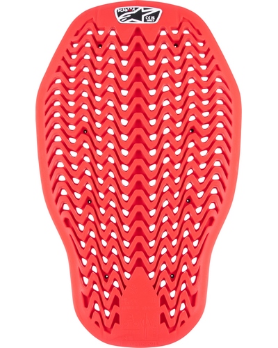 Plaque Dorsale Moto ALPINESTARS Nucleon Plasma noir-rouge
