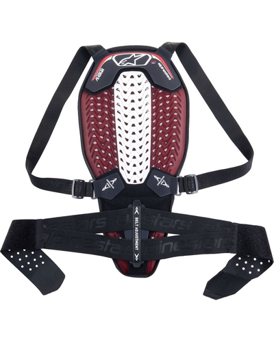 Protection Dorsale Moto ALPINESTARS Nucleon Plasma noir-rouge
