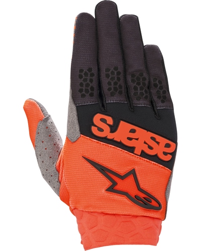 Gants Moto Cross ALPINESTARS Racefend noir-orange