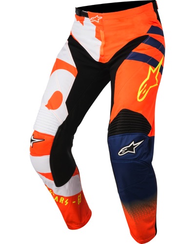 Pantalon Moto Cross ALPINESTARS Racer Braap youth orange-bleu