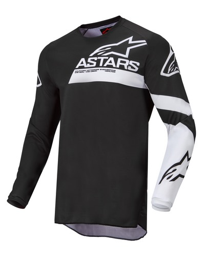 Maillot Moto Cross ALPINESTARS Racer Chaser kid noir-blanc