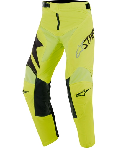 Pantalon Moto Cross ALPINESTARS Racer Factory kid noir-jaune fluo