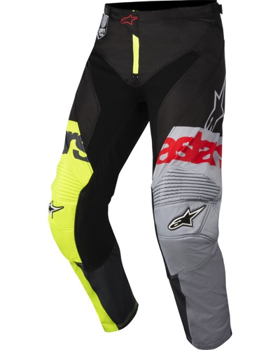 Pantalon Moto Cross ALPINESTARS Racer Flagship jaune fluo