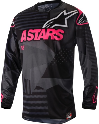 Maillot Moto Cross ALPINESTARS Racer Tactical noir-rose