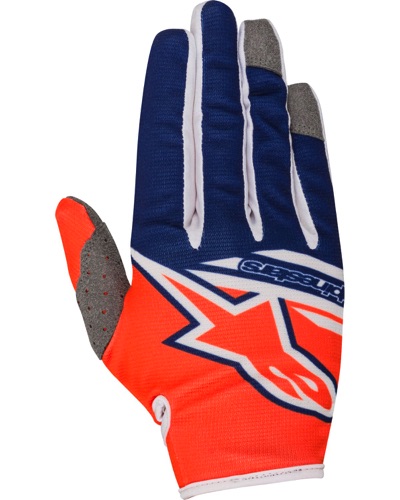 Gants Moto Cross ALPINESTARS Radar Flight Youth bleu-orange