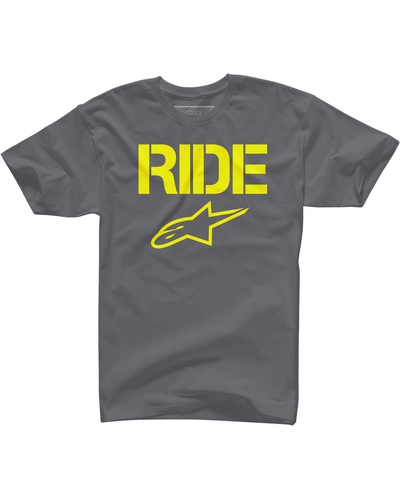 T-Shirt Moto ALPINESTARS Ride Solid gris