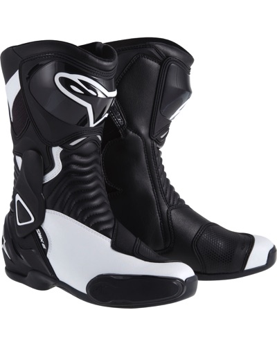 Bottes Moto Racing ALPINESTARS S-MX 6 lady noir-blanc