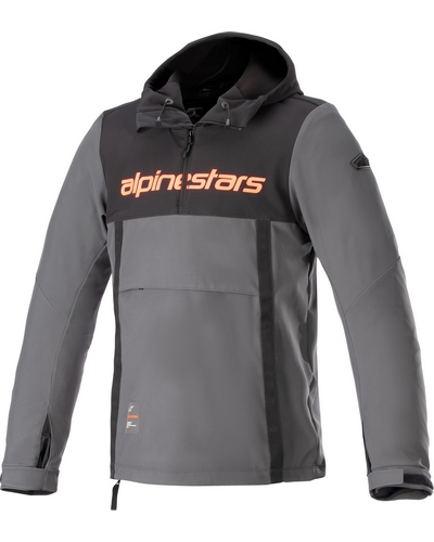 Blouson Textile Moto ALPINESTARS Sherpa gris-rouge