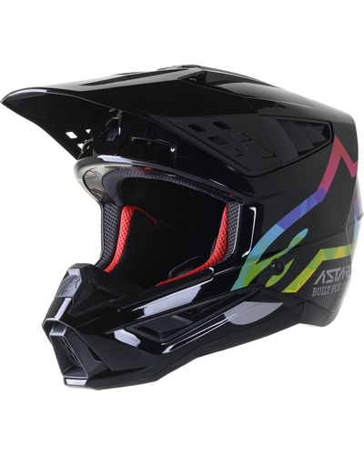 Casque Moto Cross ALPINESTARS SM5 Compass multicolore