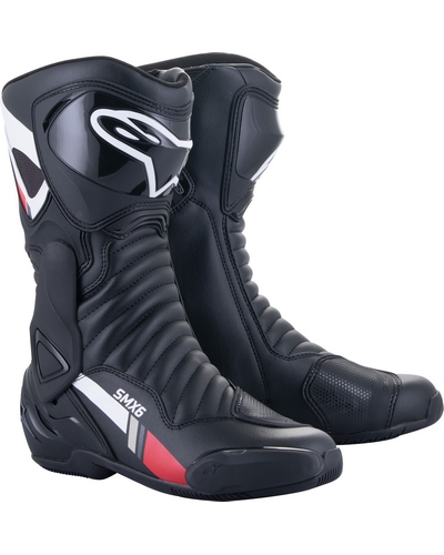 Bottes Moto Racing ALPINESTARS SMX-6 v2 noir-blanc