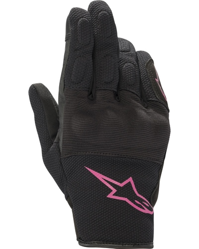 Gants Moto Hiver ALPINESTARS Stella S-Max Drystar noir-fushia