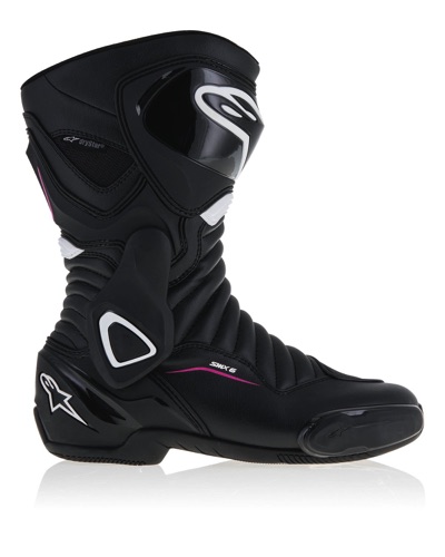 Bottes Moto Racing ALPINESTARS stella SMX-6 v2 Drystar® noir-fuchsia