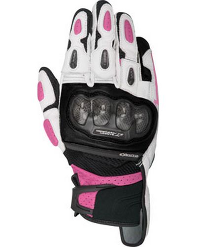 Gants Moto Été ALPINESTARS Stella SP-X Air CE noir-fushia