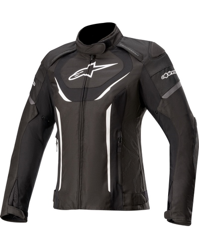 Blouson Textile Moto ALPINESTARS Stella T-Jaws V3 étanche noir-blanc