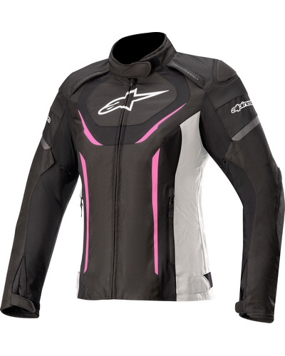 Blouson Textile Moto ALPINESTARS Stella T-Jaws V3 étanche noir-fushia