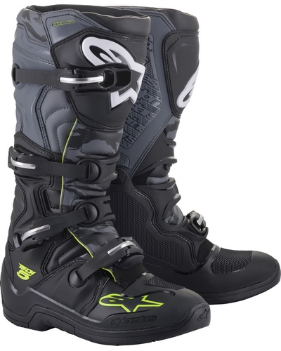 Bottes Moto Cross ALPINESTARS Tech 5 noir-gris